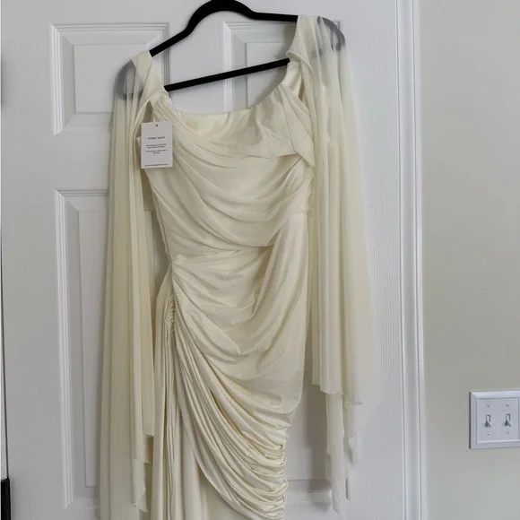 Deme by Gabriella Cynthia Dress Off White NEW with tag